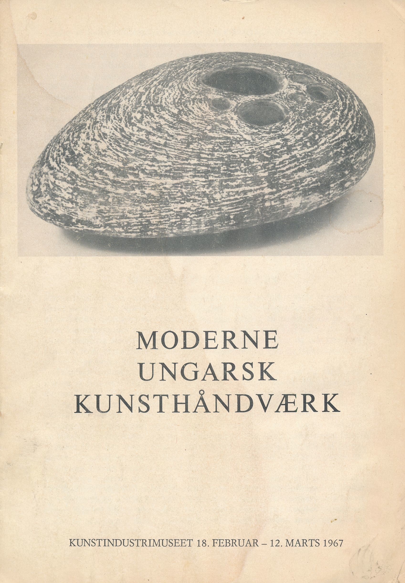 Moderne Ungarsk Kunsthandvaerk 1967 (Design DigiTár – Iparművészeti archívum CC BY-NC-SA)