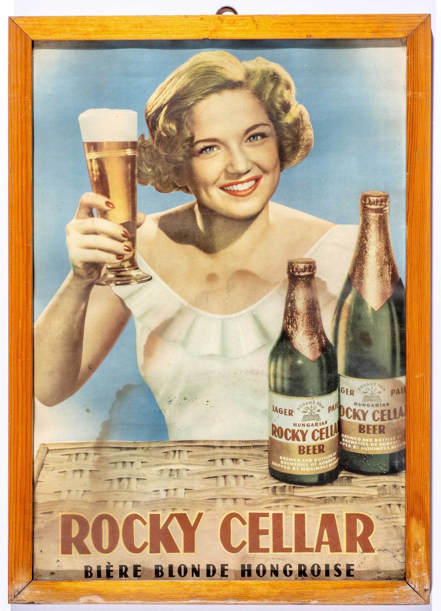 Rocly cellár sör export,plakát (Söripari Emléktár - Dreher Sörmúzeum CC BY-NC-SA)