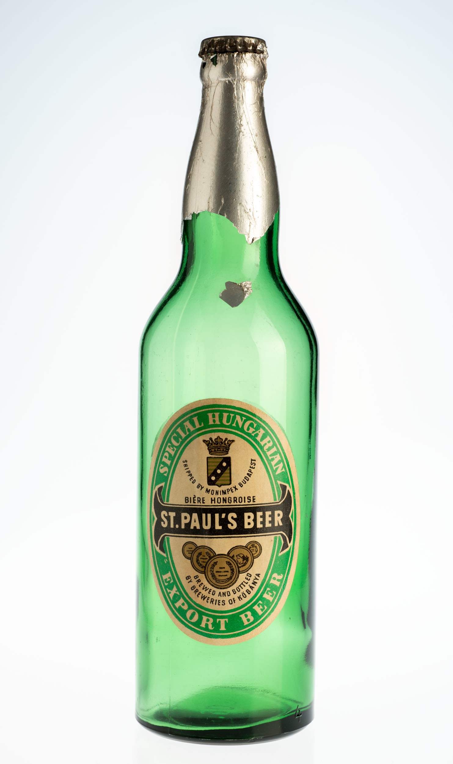 St.Paul's Beer címke+kor+fólia (Söripari Emléktár - Dreher Sörmúzeum CC BY-NC-SA)