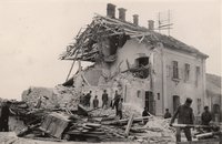 Kolozsvár 2. számú postahivatal bombázás után