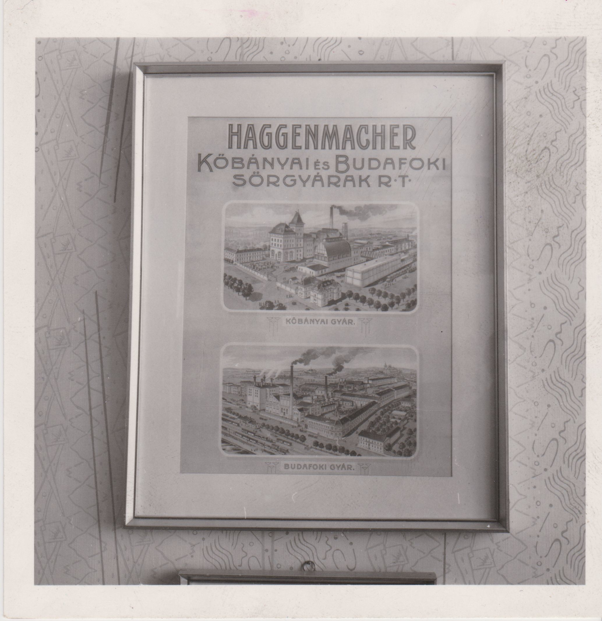 Fénykép - Haggenmacher Sörgyárak színes litorgráfia reprofotó irodai felvétel (Dreher Sörgyárak - Dreher Sörmúzeum CC BY-NC-SA)