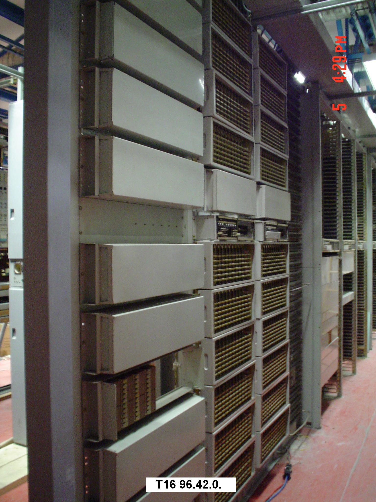 Automata telefonközpont ARM 201 (13 keret) (Postamúzeum CC BY-NC-SA)