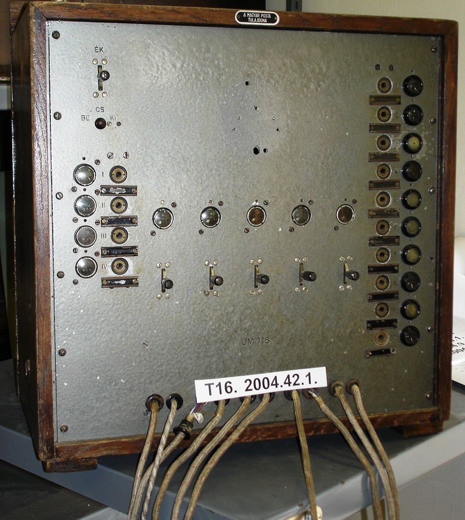 CB IV/10-es kapcsoló, JM 118 (Postamúzeum CC BY-NC-SA)