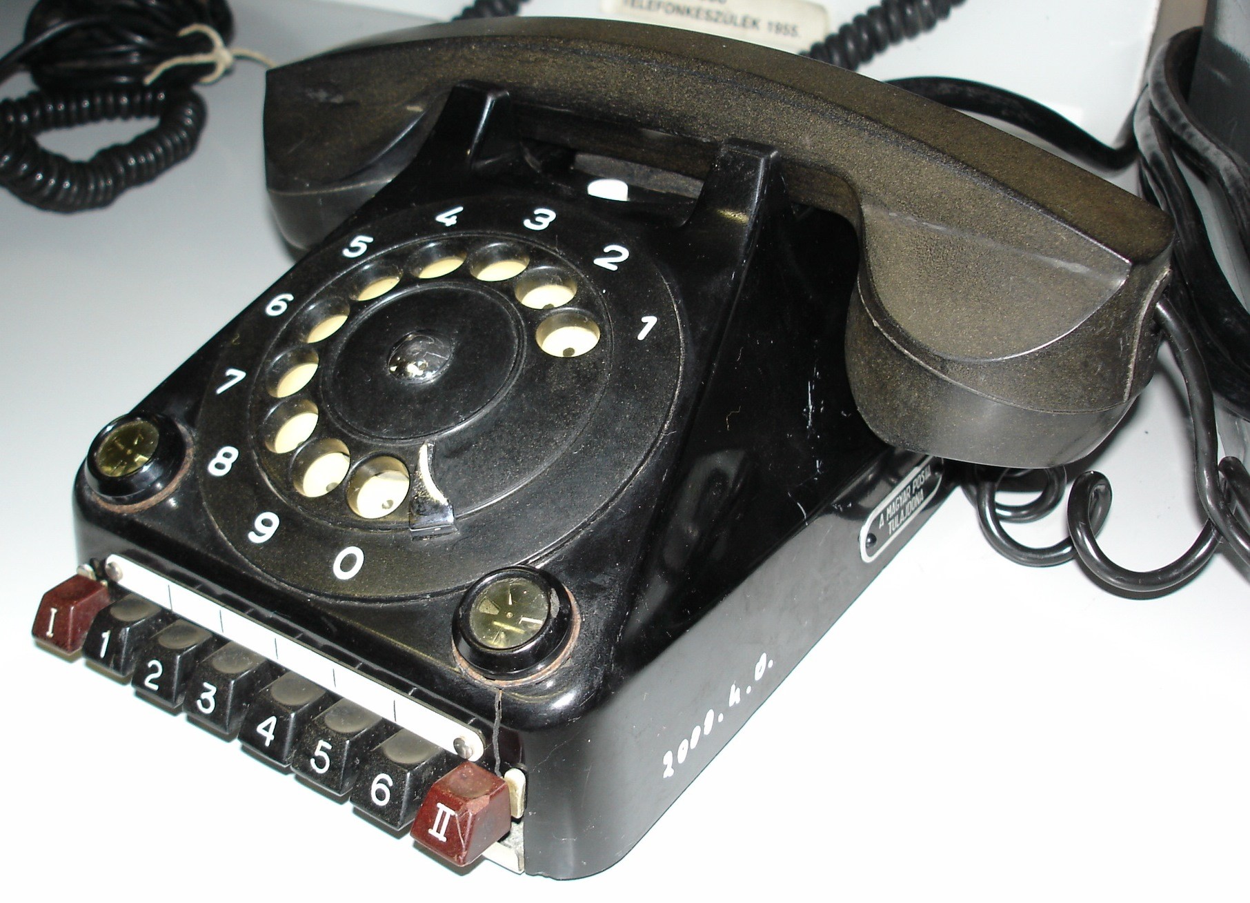 Soros rendszerű CB II/6-os távbeszélő készülék (Postamúzeum CC BY-NC-SA)