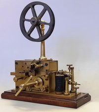 Morse rendszerű távírógép (Siemens-féle kékíró)