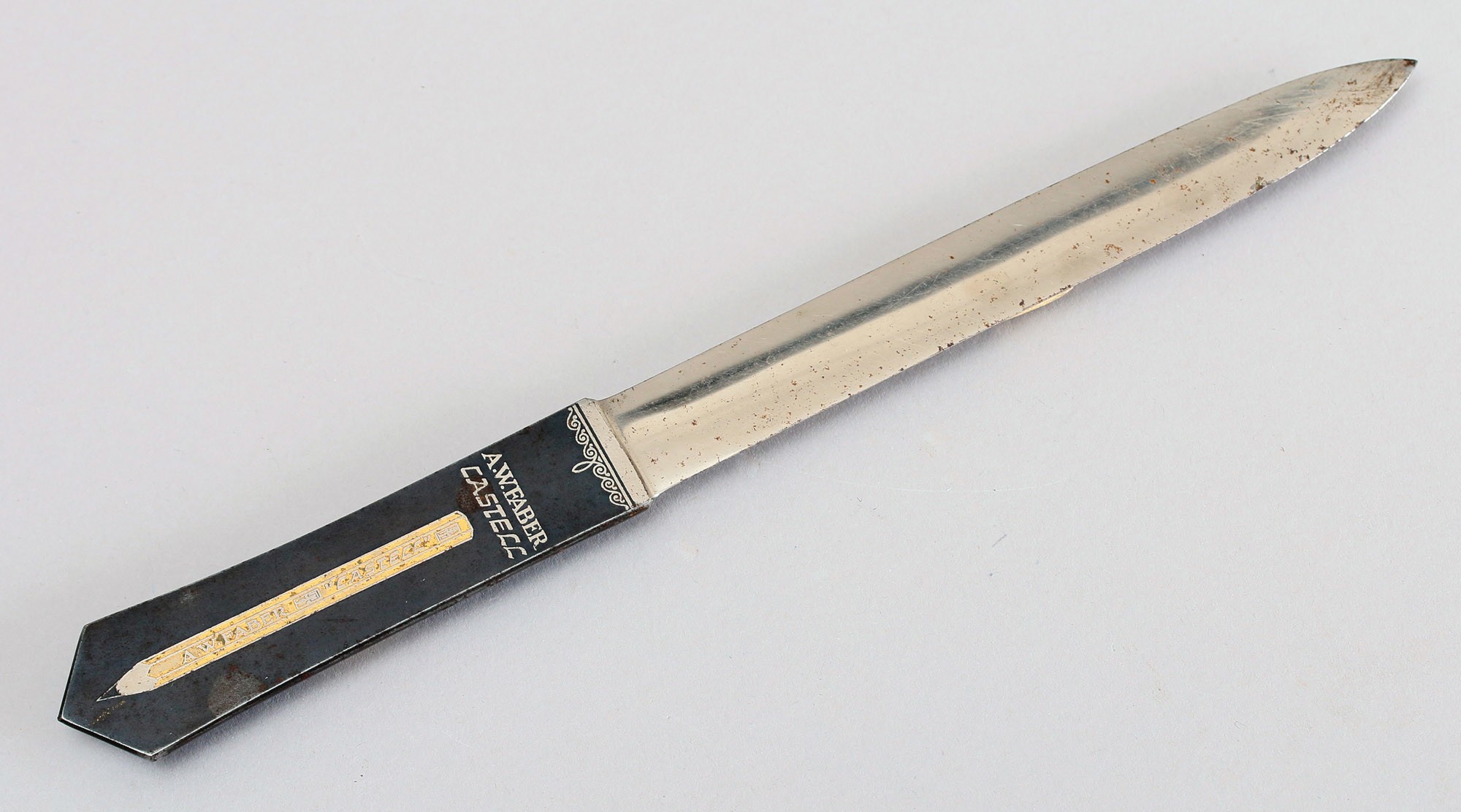 Márvány írókészlet 4. Papírvágó kés (Postamúzeum CC BY-NC-SA)