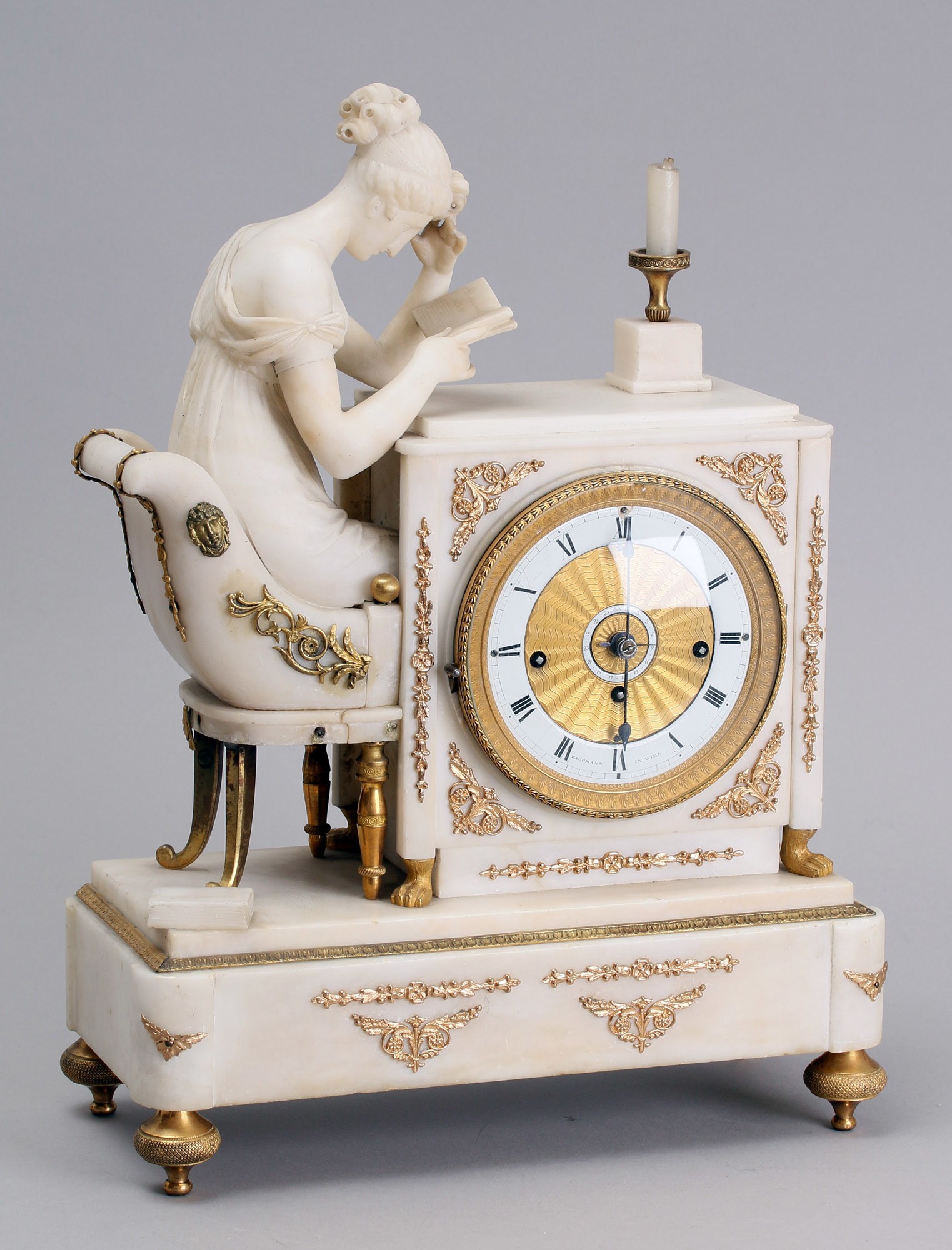 Díszes kandalló óra (Postamúzeum CC BY-NC-SA)