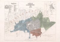 Pécs szabad királyi város térképe, 1877