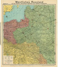 Nyugat-Oroszország a német, osztrák-magyar és orosz határterületekkel