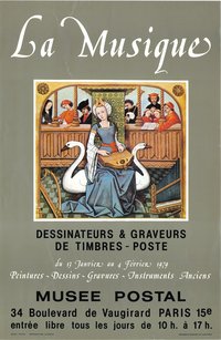 Kiállítási plakát - Francia postamúzeum, 1979