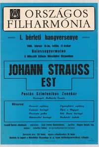 Szöveges plakát - Postás Szimfonikus Zenekar, 1980