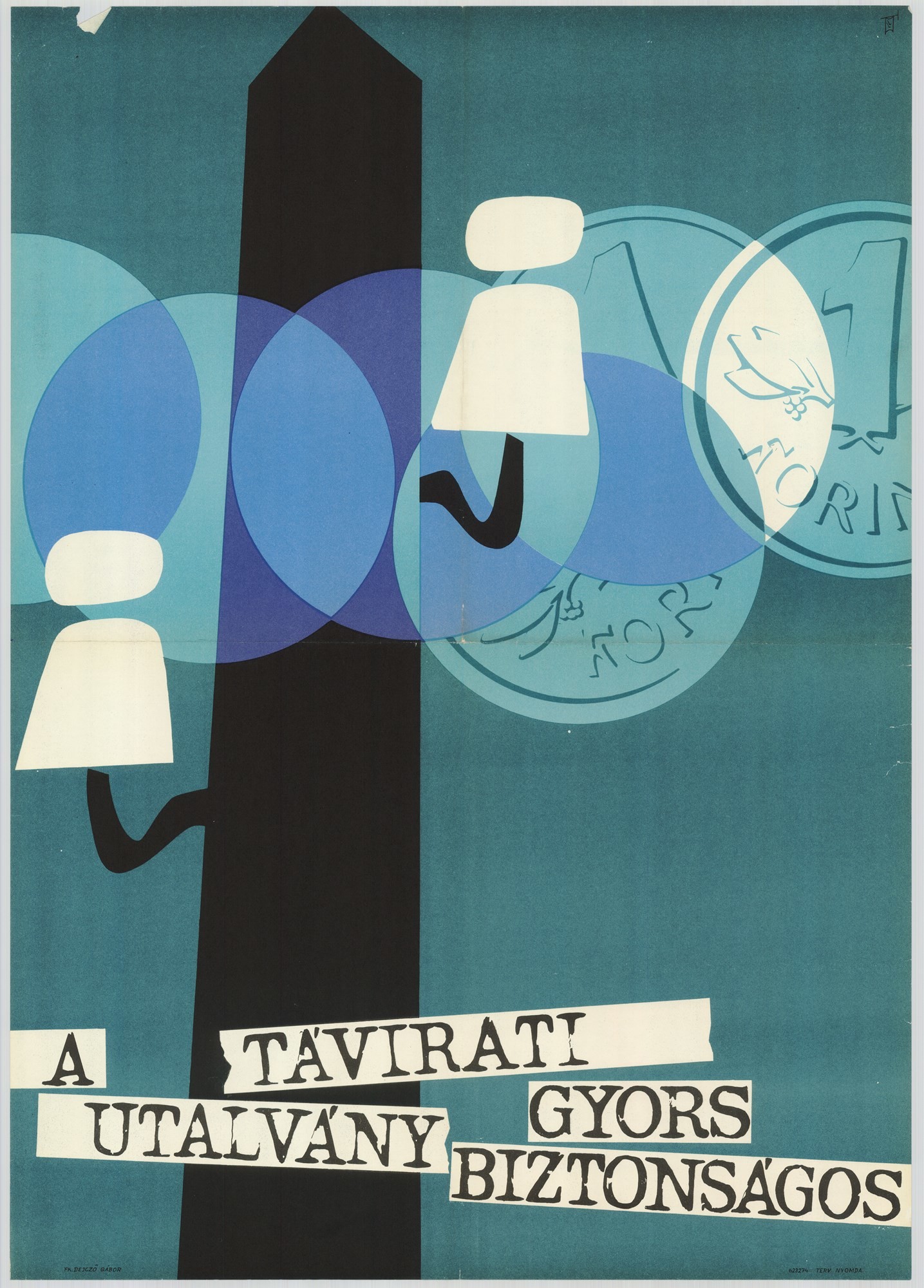 Plakát - Távirati utalvány, 1962 (Postamúzeum CC BY-NC-SA)