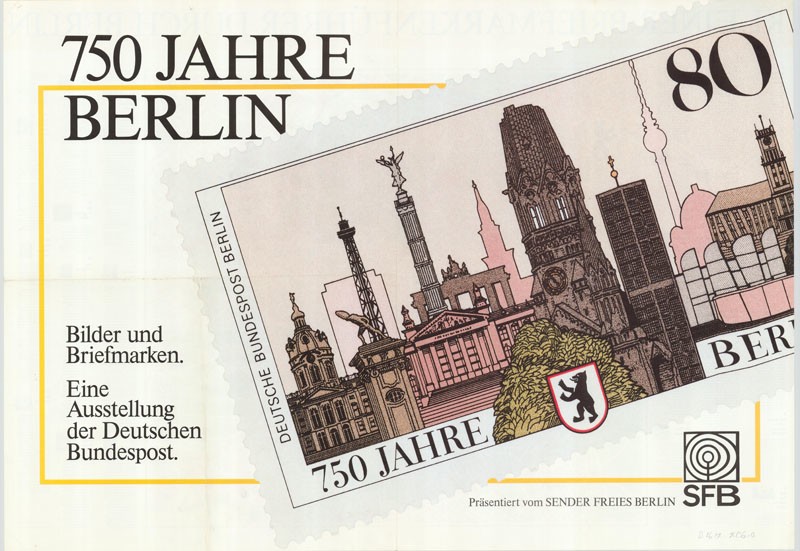 Kiállítási plakát - Német posta (Postamúzeum CC BY-NC-SA)