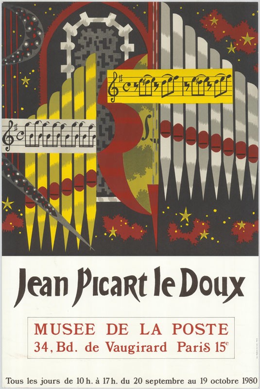 Plakát - Párizsi Postamúzeum, 1980 (Postamúzeum CC BY-NC-SA)