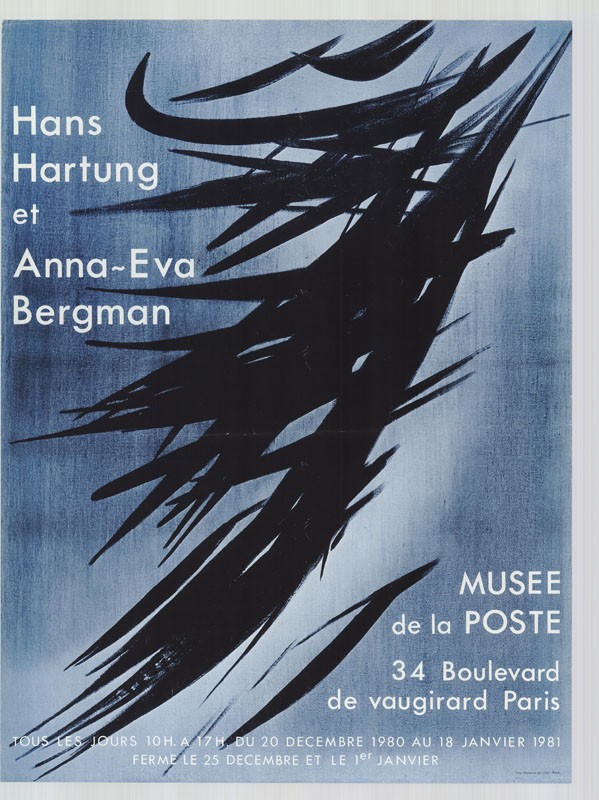 Kiállítási plakát - Francia postamúzeum, 1980 (Postamúzeum CC BY-NC-SA)