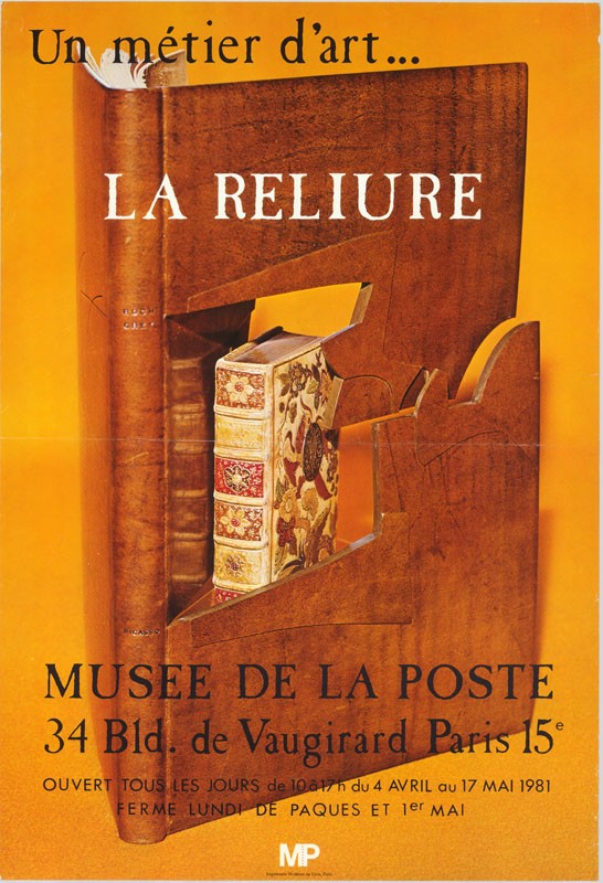 Kiállítási plakát - Francia postamúzeum, 1981 (Postamúzeum CC BY-NC-SA)