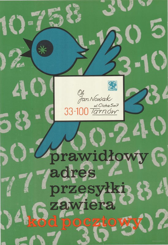 Plakát - Lengyel posta (Postamúzeum CC BY-NC-SA)