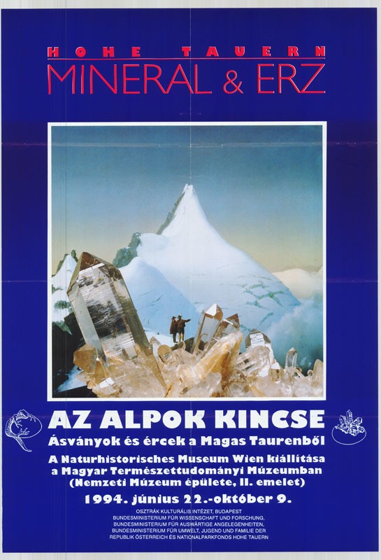 Kiállítási plakát - Természettudományi Múzeum, 1994 (Postamúzeum CC BY-NC-SA)