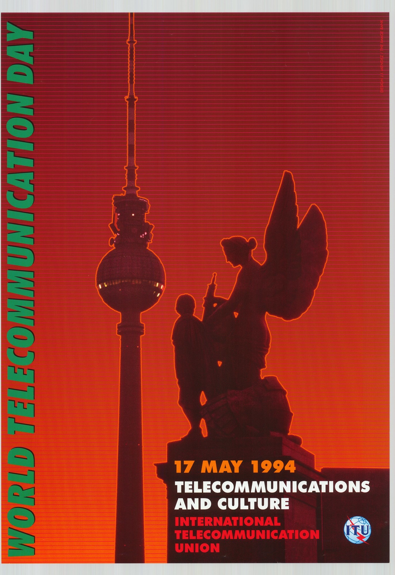 Plakát - Távközlési Világnap, 1994 (Postamúzeum CC BY-NC-SA)