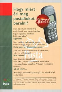 Plakát - Postafiókbérlés, 2001