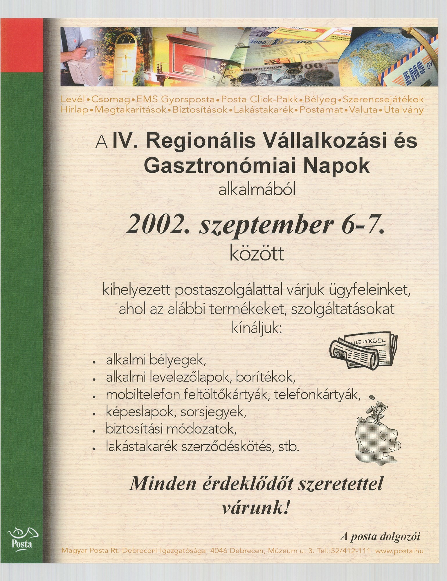 Plakát - Kihelyezett posta, 2002 (Postamúzeum CC BY-NC-SA)