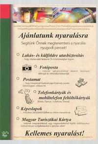 Plakát - Magyar Posta szolgáltatásai, 2003