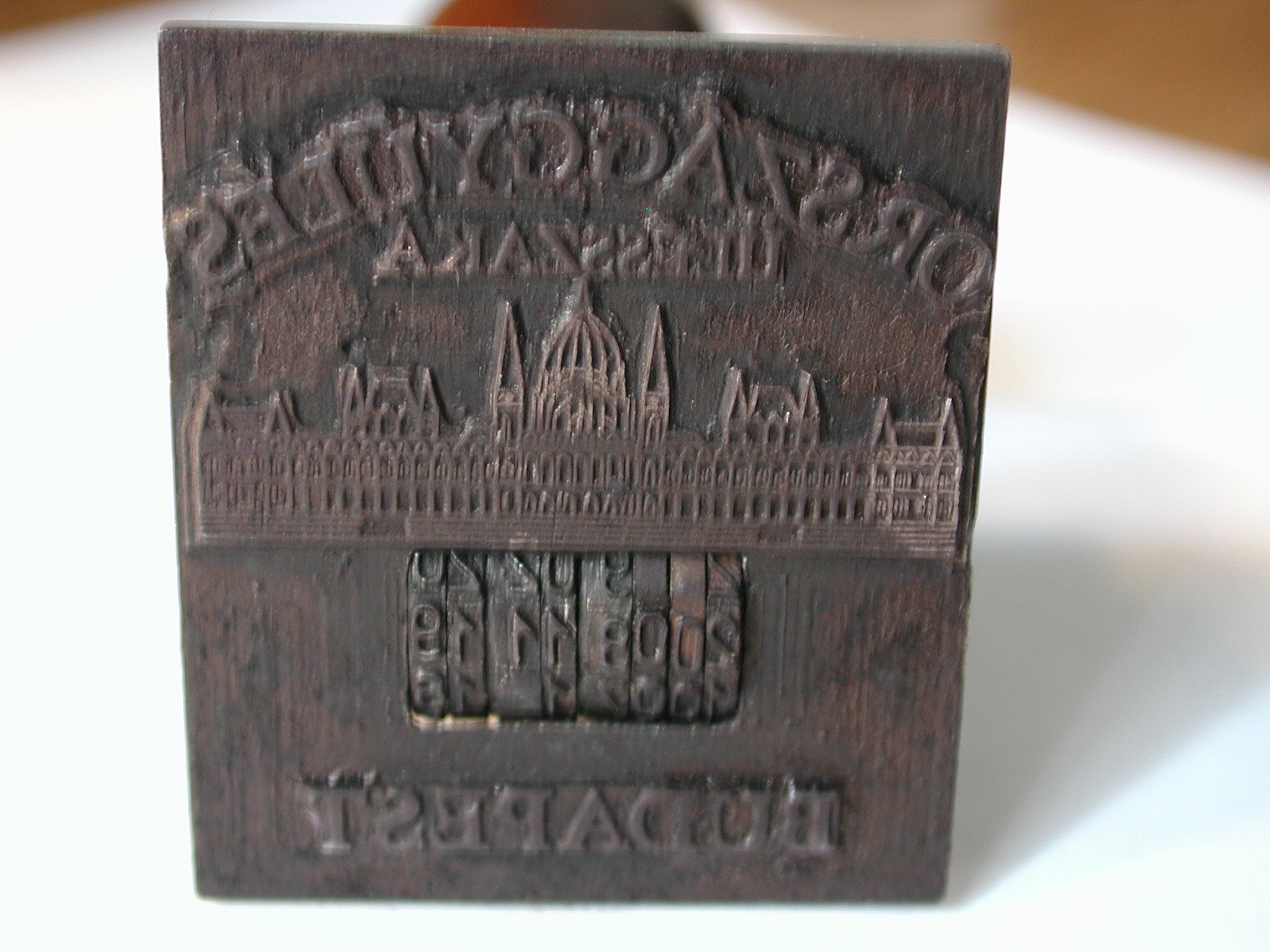 Alkalmi bélyegző "ORSZÁGGYŰLÉS IDŐSZAKA BUDAPEST" (Postamúzeum CC BY-NC-SA)