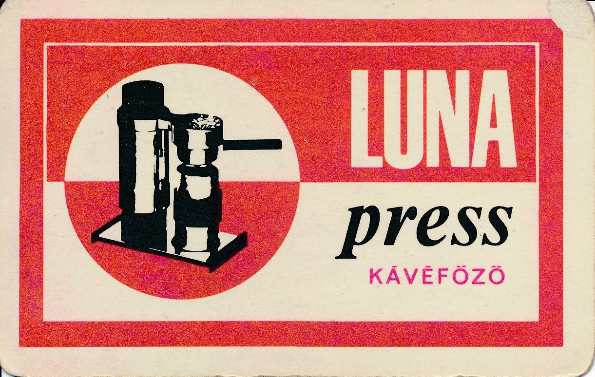 LUNAPRESS kávéfőző kártyanaptár 1968 (Magyar Kereskedelmi és Vendéglátóipari Múzeum CC BY-NC-SA)