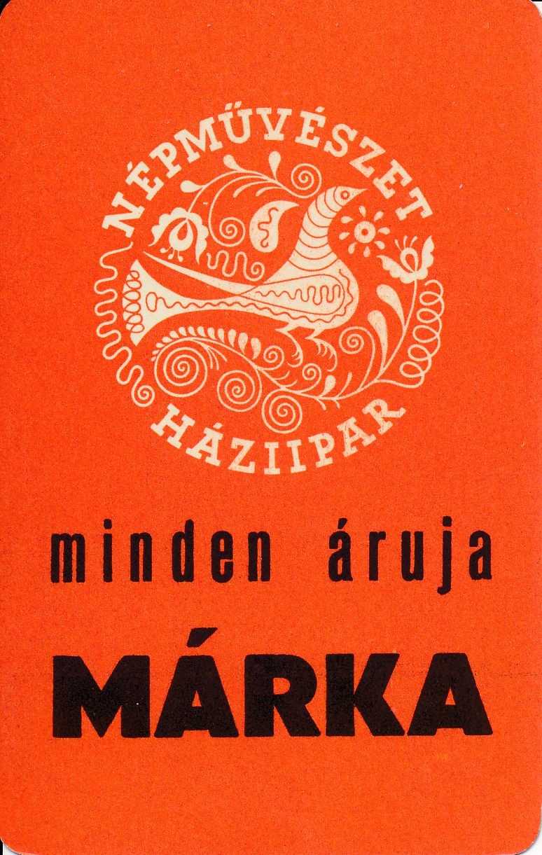 Népművészeti és Háziipari Vállalat kártyanaptár 1968 (Magyar Kereskedelmi és Vendéglátóipari Múzeum CC BY-NC-SA)