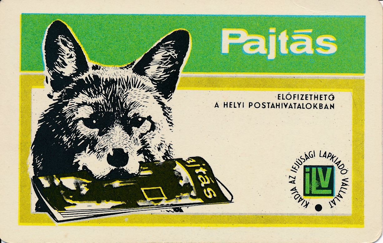Pajtás kártyanaptár 1969 (Magyar Kereskedelmi és Vendéglátóipari Múzeum CC BY-NC-SA)