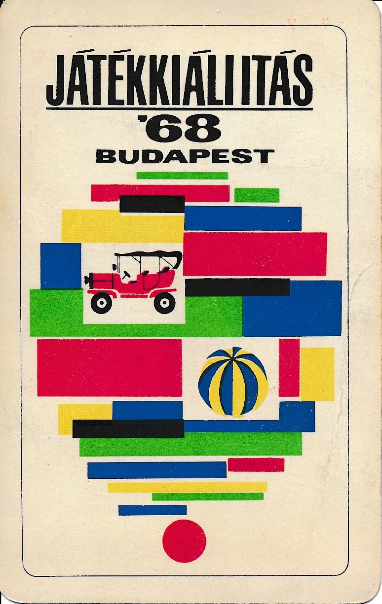 Játékkiállítás Budapest 1968 kártyanaptár 1969 (Magyar Kereskedelmi és Vendéglátóipari Múzeum CC BY-NC-SA)