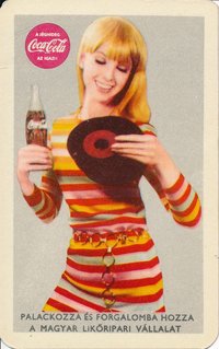 A jéghideg Coca-Cola az igazi kártyanaptár 1970