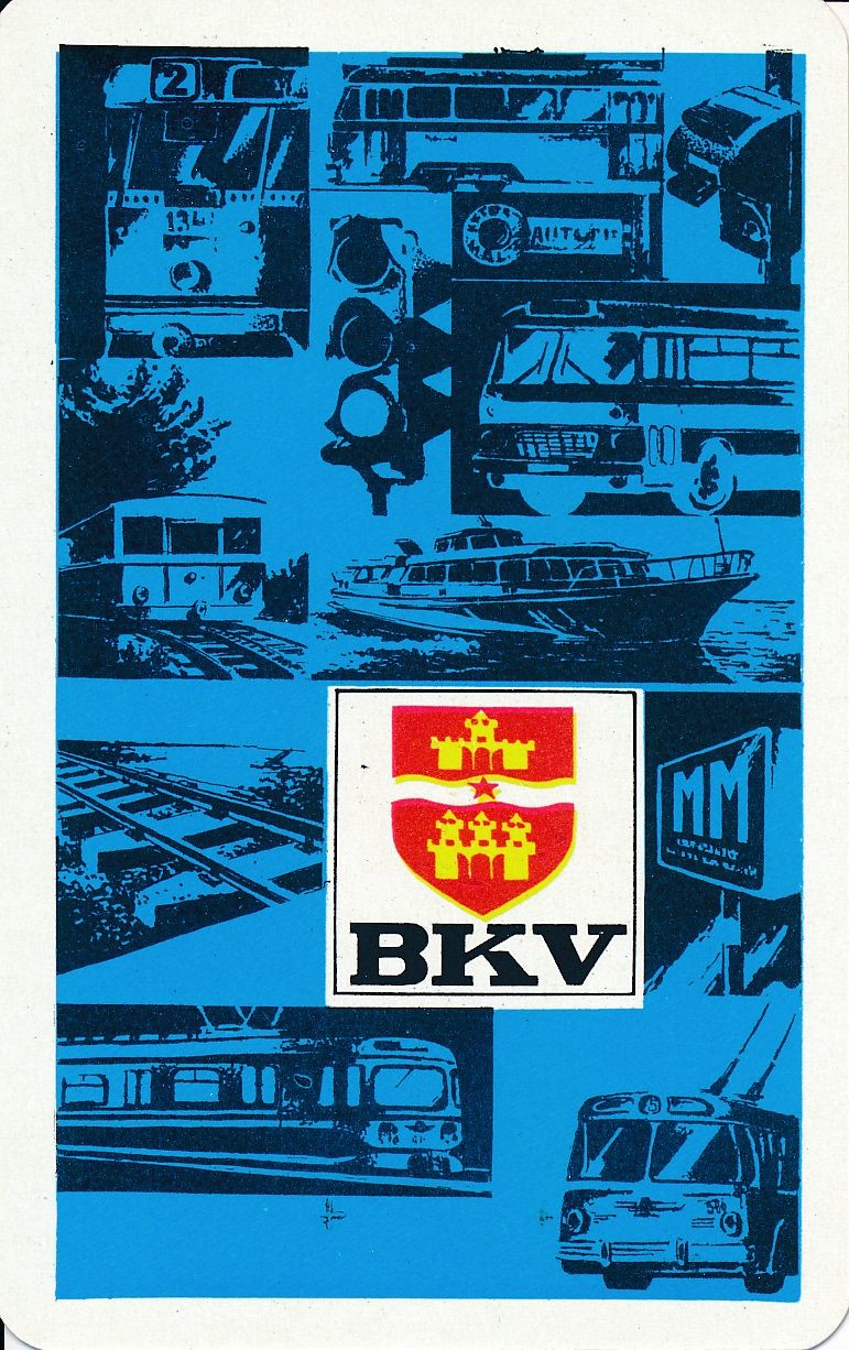 BKV kártyanaptár 1971 (Magyar Kereskedelmi és Vendéglátóipari Múzeum CC BY-NC-SA)