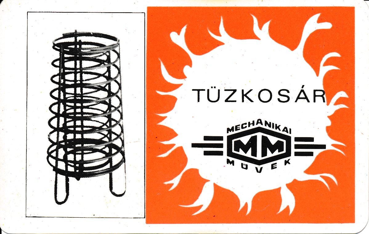 Mechanikai Művek kártyanaptár 1972 (Magyar Kereskedelmi és Vendéglátóipari Múzeum CC BY-NC-SA)