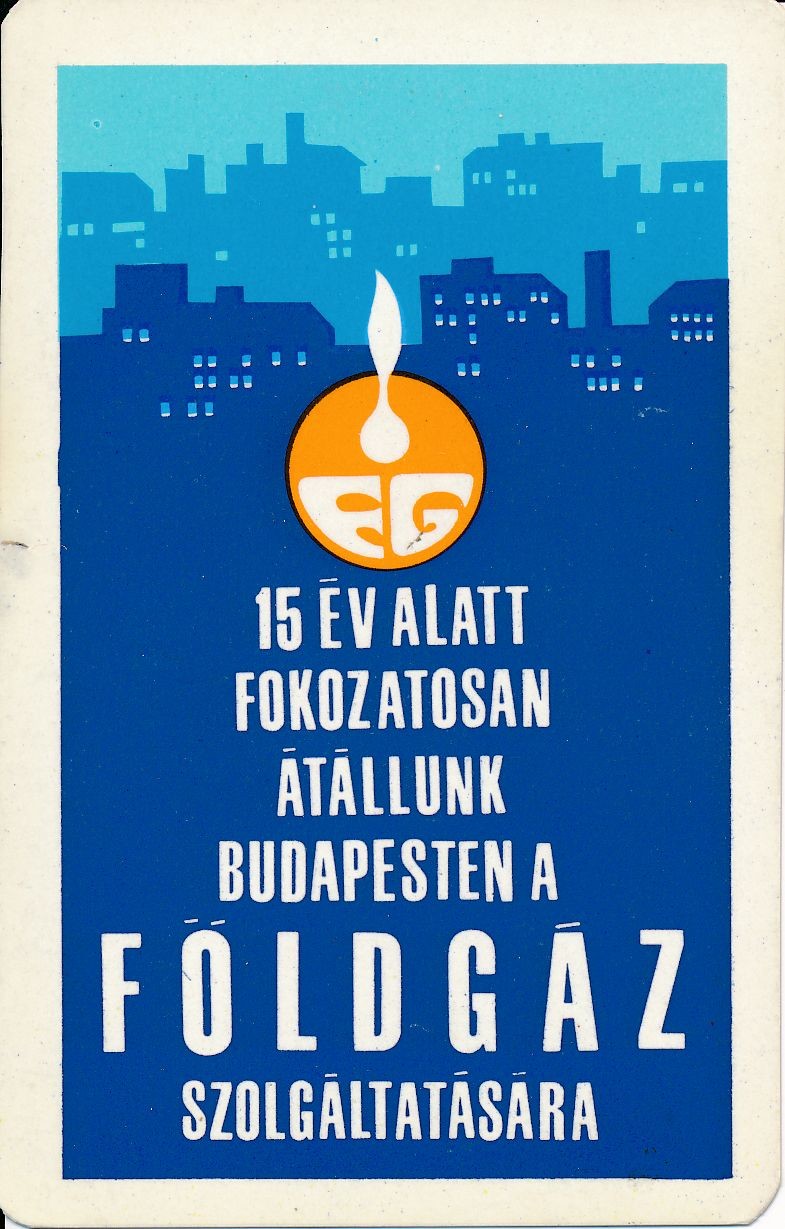 Fővárosi Gázművek kártyanaptár 1972 (Magyar Kereskedelmi és Vendéglátóipari Múzeum CC BY-NC-SA)