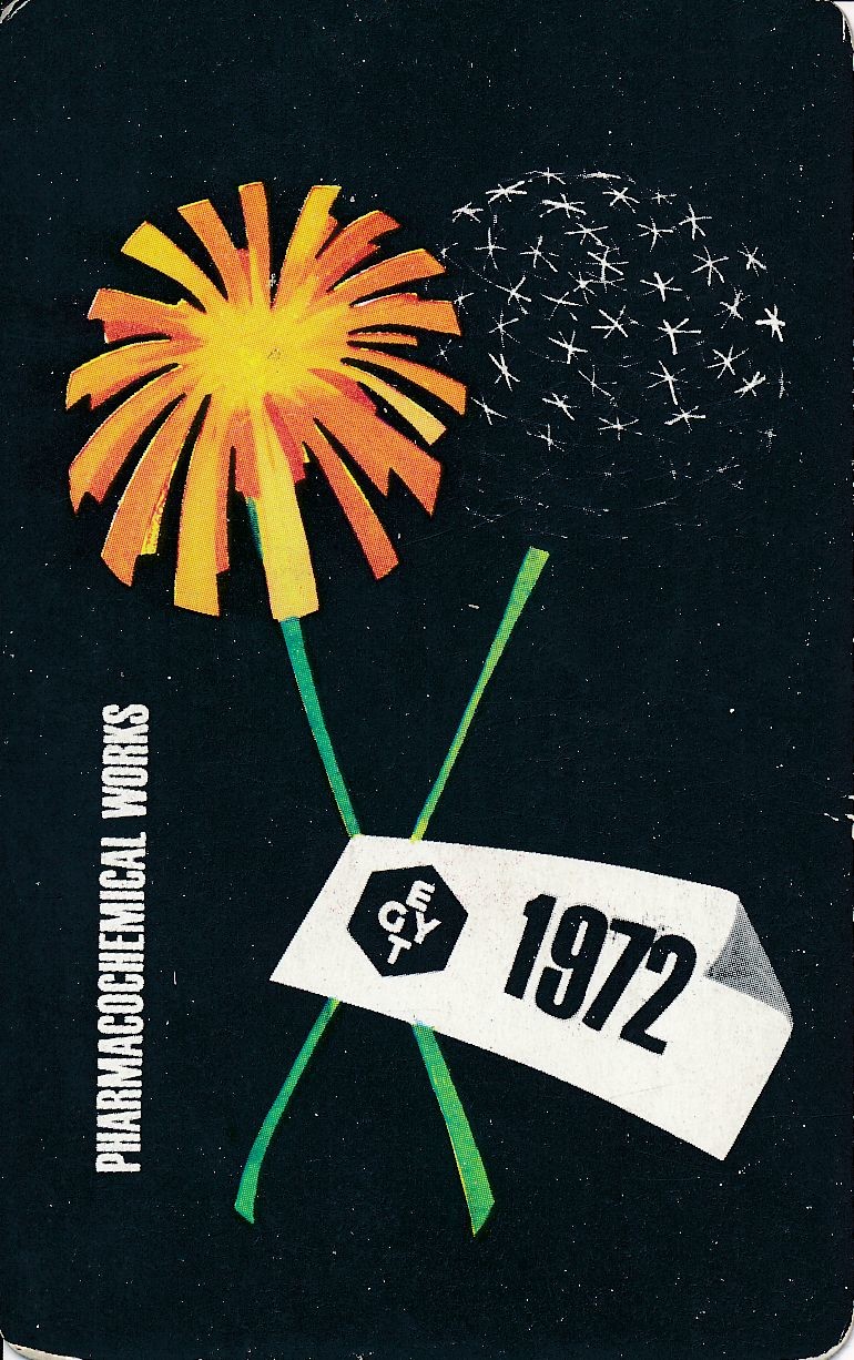 Egyesült Gyógyszer és Tápszergyár kártyanaptár 1972 (Magyar Kereskedelmi és Vendéglátóipari Múzeum CC BY-NC-SA)