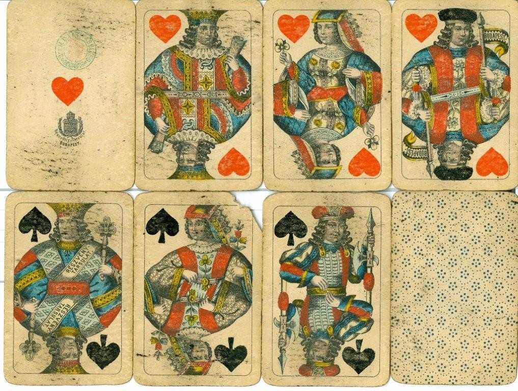 Whist kártya (Magyar Kereskedelmi és Vendéglátóipari Múzeum CC BY-NC-SA)