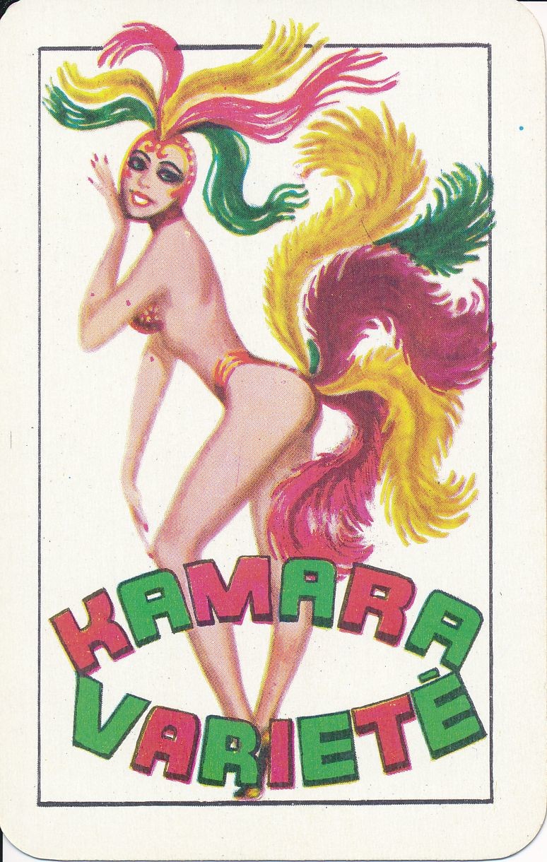 Kamara Varieté kártyanaptár 1972 (Magyar Kereskedelmi és Vendéglátóipari Múzeum CC BY-NC-SA)