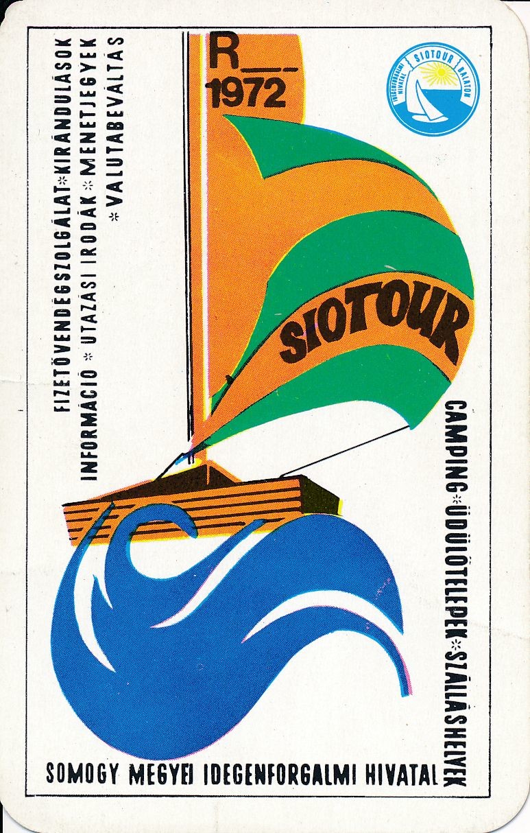 Siotour kártyanaptár 1972 (Magyar Kereskedelmi és Vendéglátóipari Múzeum CC BY-NC-SA)