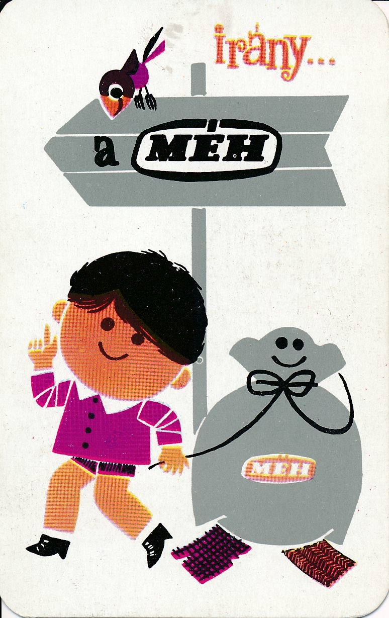 Irány a MÉH kártyanaptár 1972 (Magyar Kereskedelmi és Vendéglátóipari Múzeum CC BY-NC-SA)