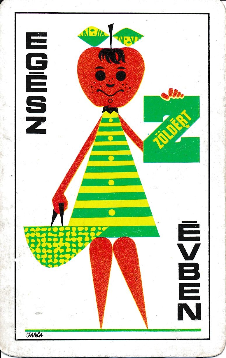 Egész évben Zöldért kártyanaptár 1972 (Magyar Kereskedelmi és Vendéglátóipari Múzeum CC BY-NC-SA)