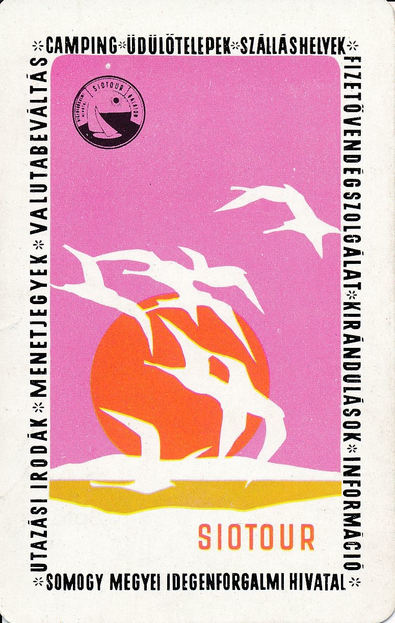 Siotour kártyanaptár 1973 (Magyar Kereskedelmi és Vendéglátóipari Múzeum CC BY-NC-SA)