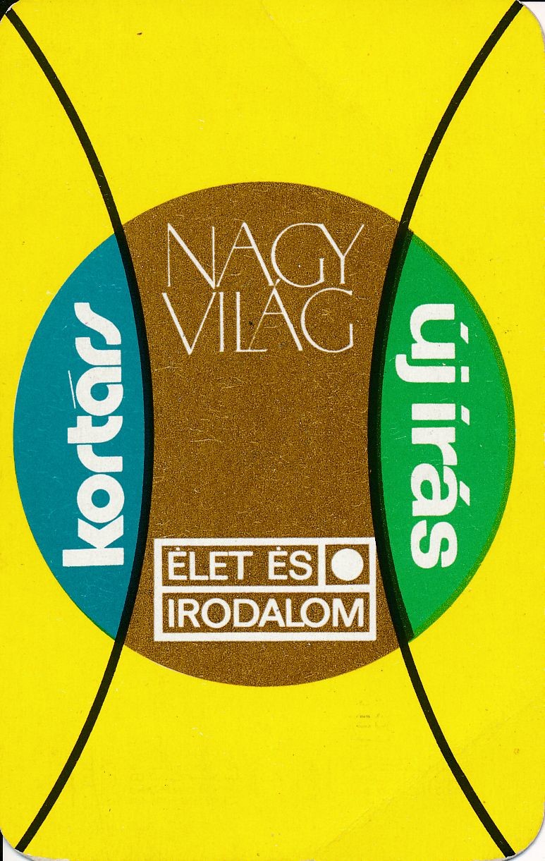 Kortárs, Nagyvilág, Élet és Irodalom, Új írás kártyanaptár 1973 (Magyar Kereskedelmi és Vendéglátóipari Múzeum CC BY-NC-SA)