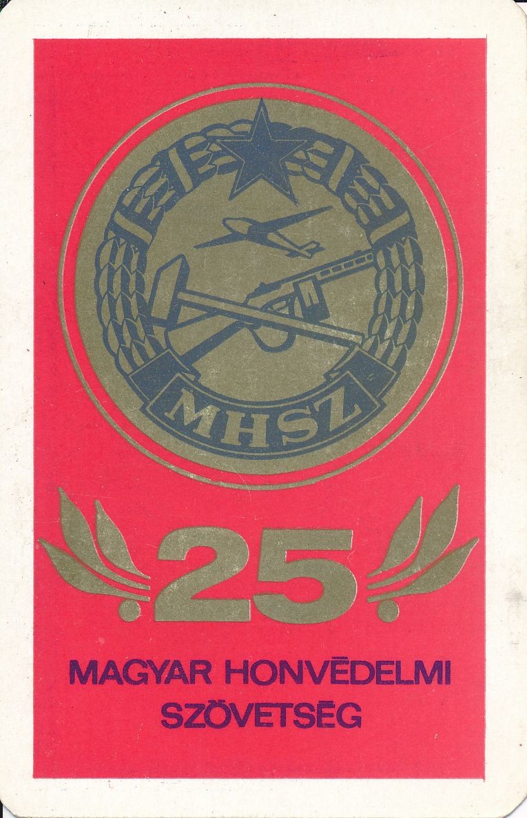 25 éves a Magyar Honvédelmi Szövetség kártyanaptár 1973 (Magyar Kereskedelmi és Vendéglátóipari Múzeum CC BY-NC-SA)