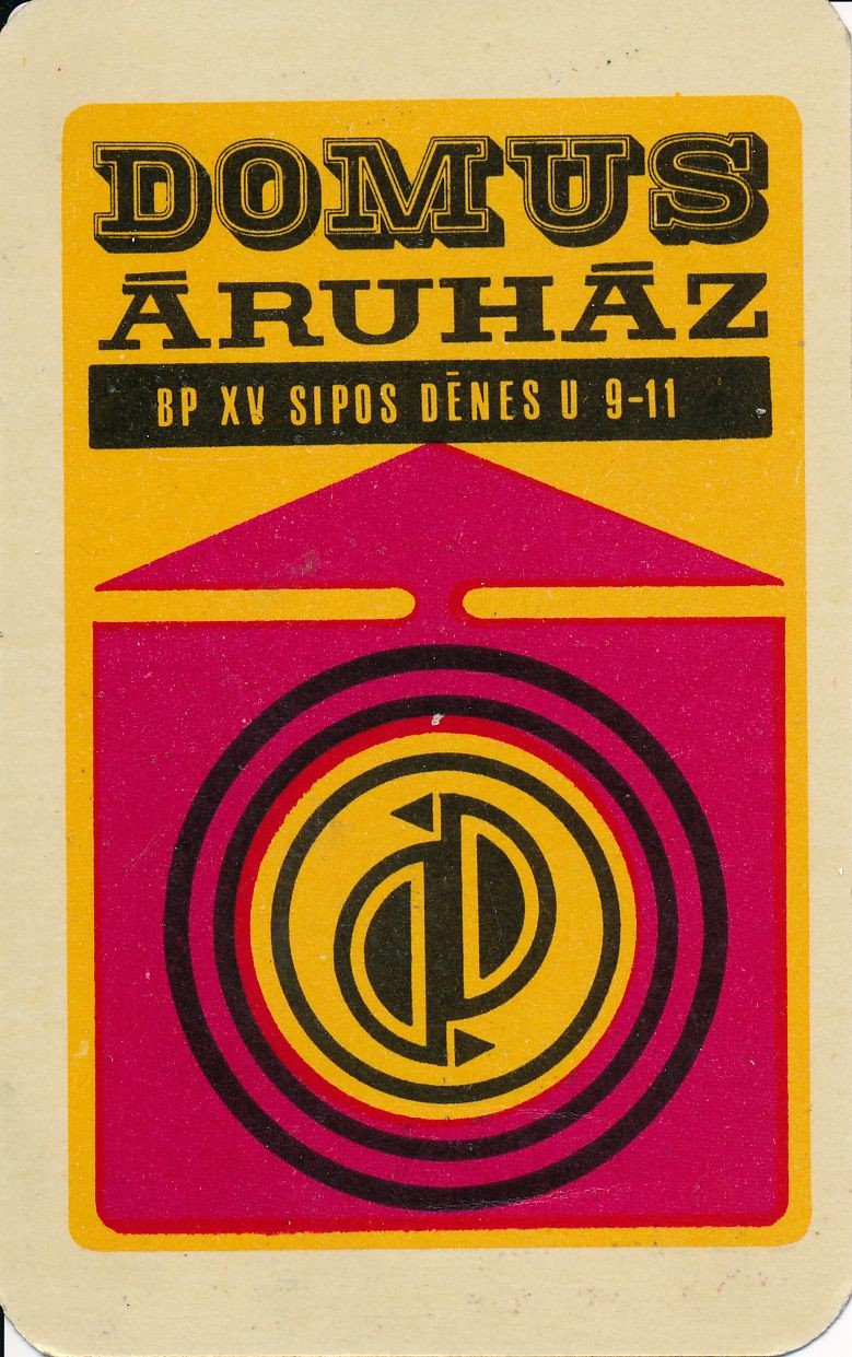 Domus Áruház kártyanaptár 1973 (Magyar Kereskedelmi és Vendéglátóipari Múzeum CC BY-NC-SA)