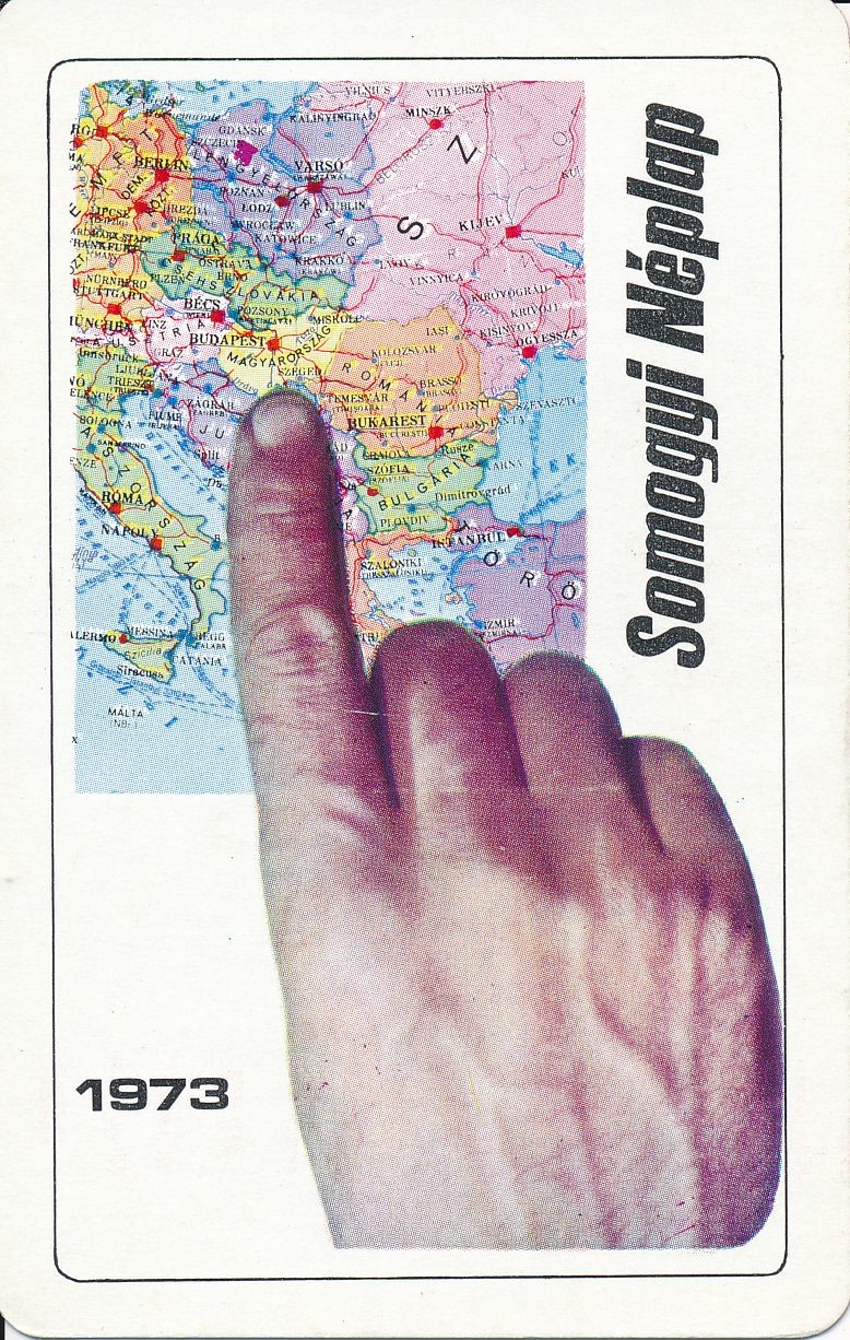 Somogyi Néplap kártyanaptár 1973 (Magyar Kereskedelmi és Vendéglátóipari Múzeum CC BY-NC-SA)