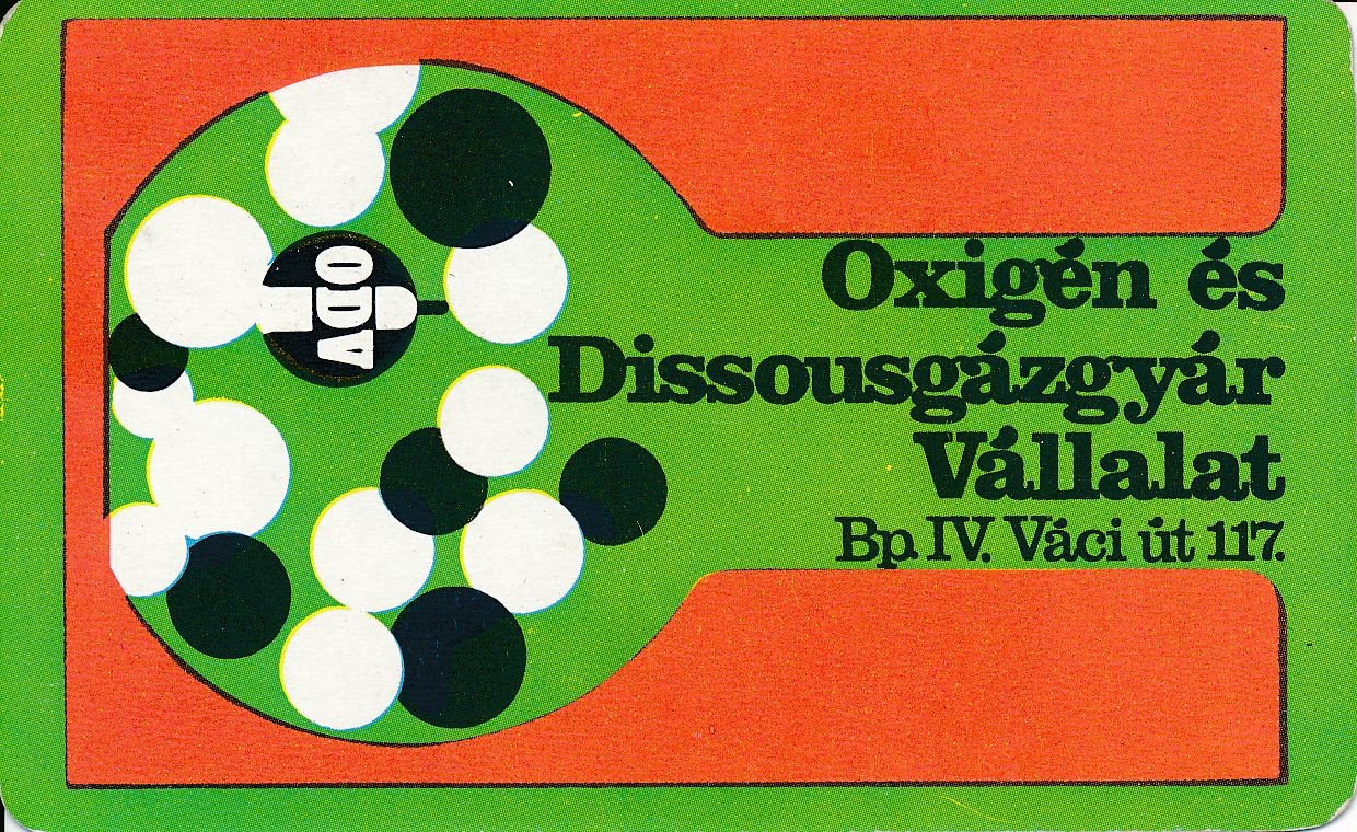 Oxigén és Dissousgázgyár kártyanaptár 1973 (Magyar Kereskedelmi és Vendéglátóipari Múzeum CC BY-NC-SA)