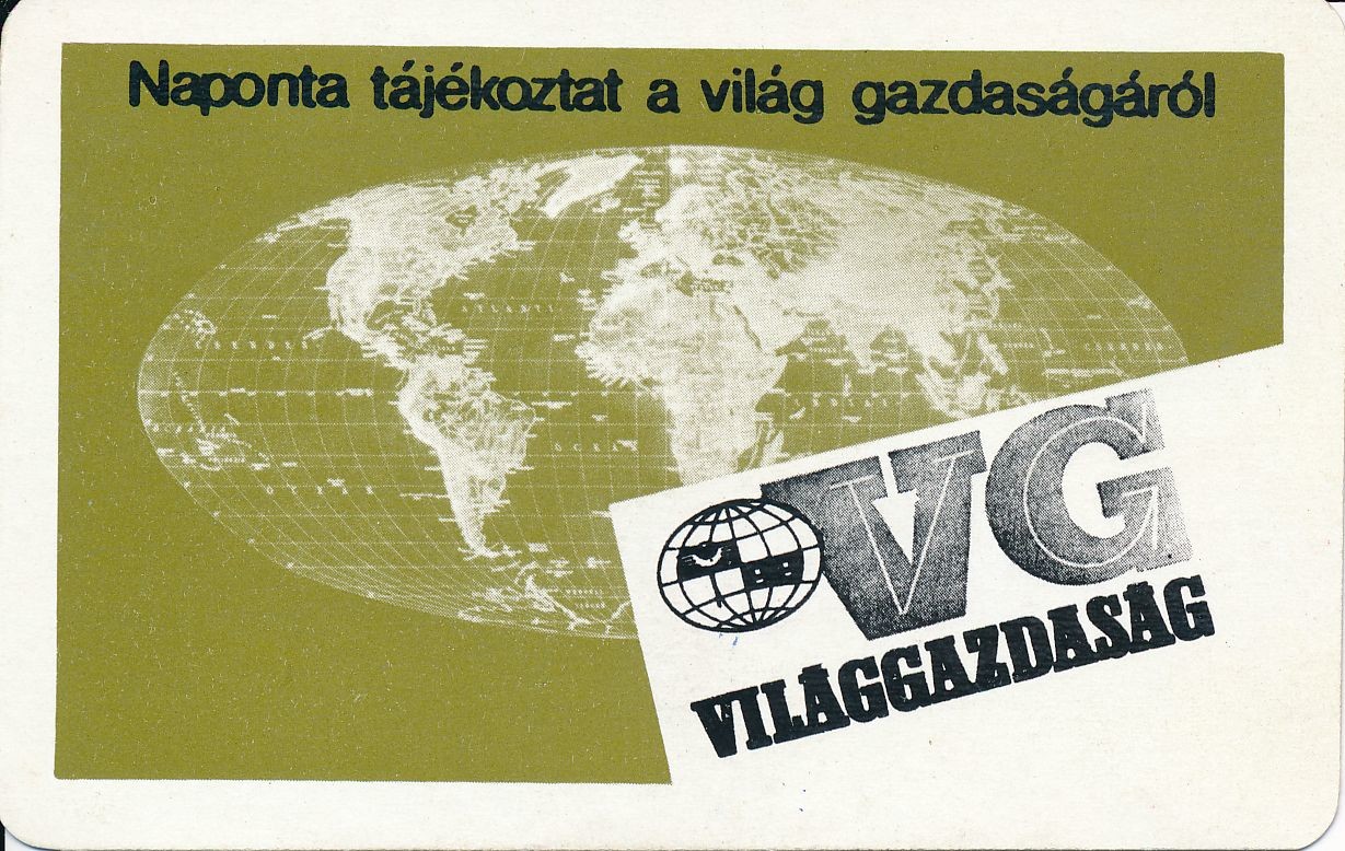 Naponta tájékoztat a világ gazdaságáról Világgazdaság kártyanaptár 1973 (Magyar Kereskedelmi és Vendéglátóipari Múzeum CC BY-NC-SA)