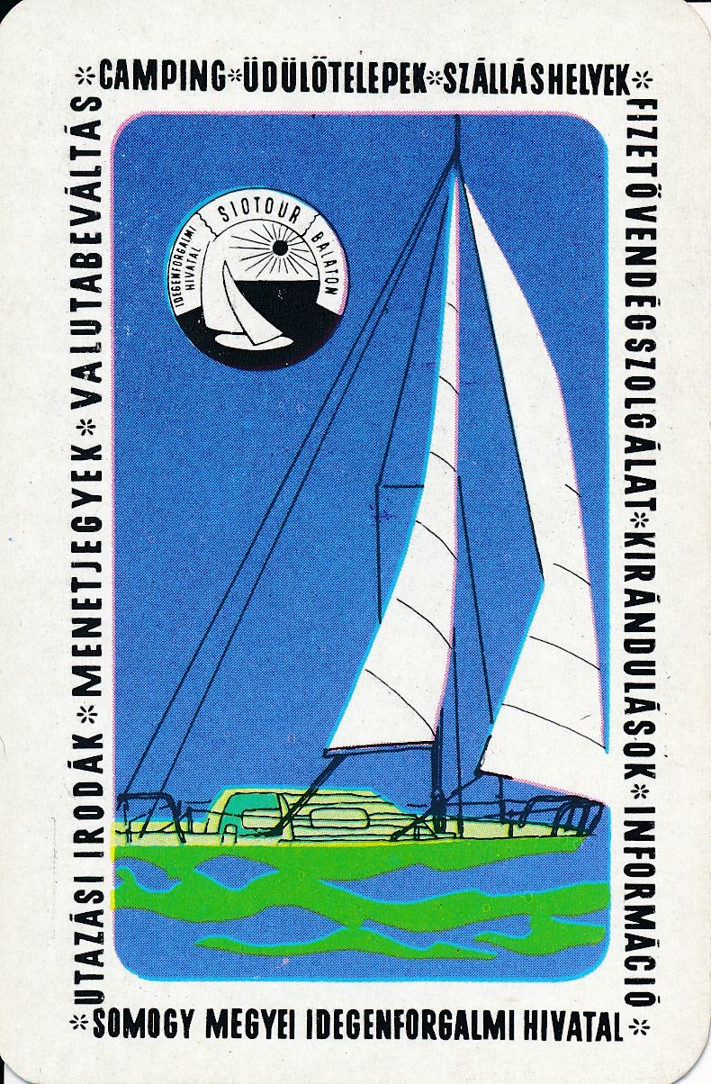 Siotour Somogy megyei Idegenforgalmi Hivatal kártyanaptár 1974 (Magyar Kereskedelmi és Vendéglátóipari Múzeum CC BY-NC-SA)