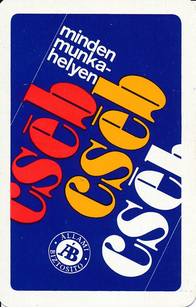 Minden munkahelyen CSÉB kártyanaptár 1976 (Magyar Kereskedelmi és Vendéglátóipari Múzeum CC BY-NC-SA)